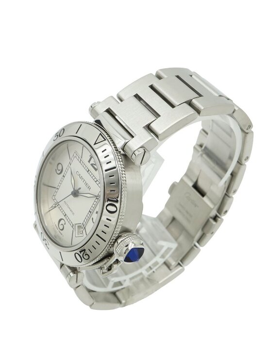 Cartier Pasha Seatimer Silver Dial Automatic Watch